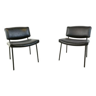 Vintage Conseil Chairs attributed to Pierre Guariche, France, 1950s, Set of 2 For Sale