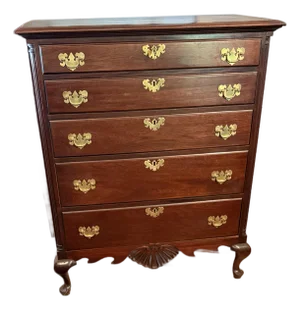 Mid 20th Century Chippendale Chest of Drawers From Statton
