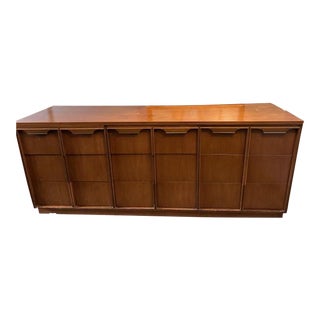 1960's Mid Century Modern Lowboy Dresser With Mirror by Basic-Witz For Sale