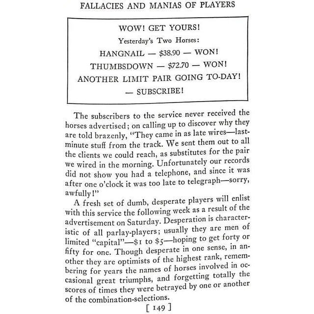 "Playing the Races: A Guide to the American Tracks" 1934 Dowst, Robert S. And Craig, Jay For Sale In New York - Image 6 of 8