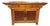 Vintage Asian Cantonese Natural Wood Low Chest 26.25" H For Sale