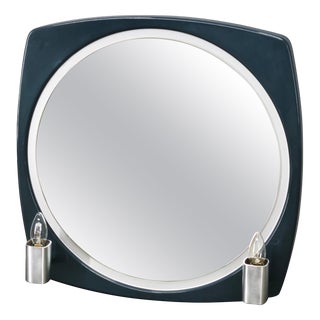 Italian Space Age Illuminated Mirror by Thema, 1970s For Sale