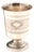 Guilloche Silver Chalice with Reliefs For Sale