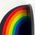 Wood Rainbow Wall Sculpture from Lucio Del Pezzo, 1977 For Sale - Image 7 of 9