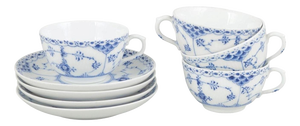 Coffee Cups with Saucers from Royal Copenhagen, Set of 8