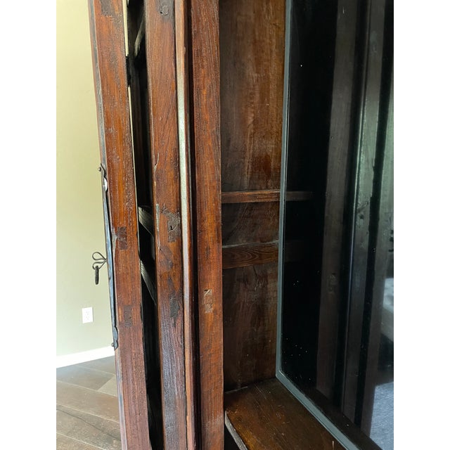 19th Century 19th Century Chinese Extra Large Elm Cabinet For Sale - Image 5 of 8