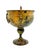 Chelsea House Inc Vintage Brass Pedestal Urn Cachepot With Ornate Handles – Neoclassical / Hollywood Regency For Sale - Image 4 of 10