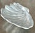 Inspired by the elegance of the ocean, this vintage cast pewter clam shell bowl is a striking decorative accent that...