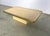 1970s Vintage Travertine and Brass Coffee Table, 1970s For Sale - Image 5 of 12
