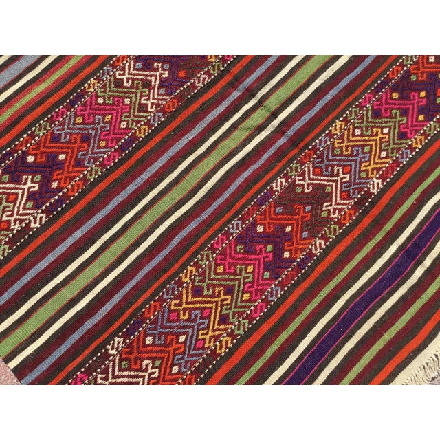 Vintage Striped Kilim Rug Chairish