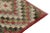 1960s 1960s Vintage Distressed Turkish Rug in Green, Multicolor Geometric Pattern For Sale - Image 5 of 7