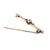 14k Yellow Gold Diamond Vintage Brooch For Sale In New York - Image 6 of 9