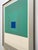Josef Albers Vintage 1971 Limited Edition Hand Signed " P-Blue " Framed Mid Century Modernist Exhibition Silkscreen Print For Sale - Image 16 of 18