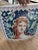 Late 20th Century Signed, Late 20th Century Mosaic Glass Serving Platter Featuring the Image of a Young Woman For Sale - Image 5 of 10