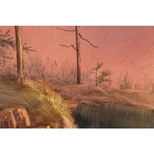 Paint Michael H. Lewis 'Song without Words' Landscape Original Painting For Sale - Image 7 of 13