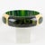 Belle Kogan Bakelite Bracelet Bangle with Laminated Elongated Dots For Sale In Atlanta - Image 6 of 9