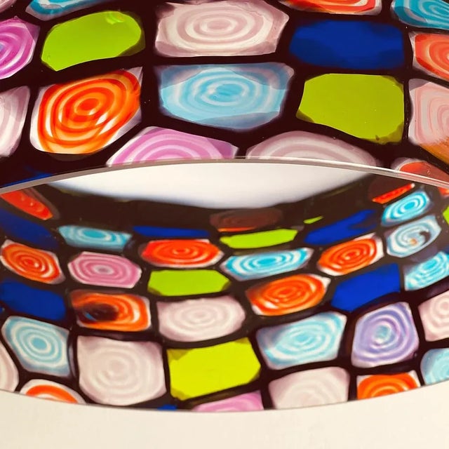 Vintage Murano Pendant Lamp Tint by Renato Toso and Note Massari for Leucos, Italy, 1970s For Sale - Image 11 of 13