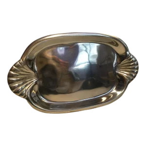 Vintage Old Town Imports Fan Shell Art Deco Designer Display Serving Tray