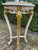 1970s French Louis XVI Antique/White Cream Gold Marble Side Tables- Pair For Sale - Image 11 of 14