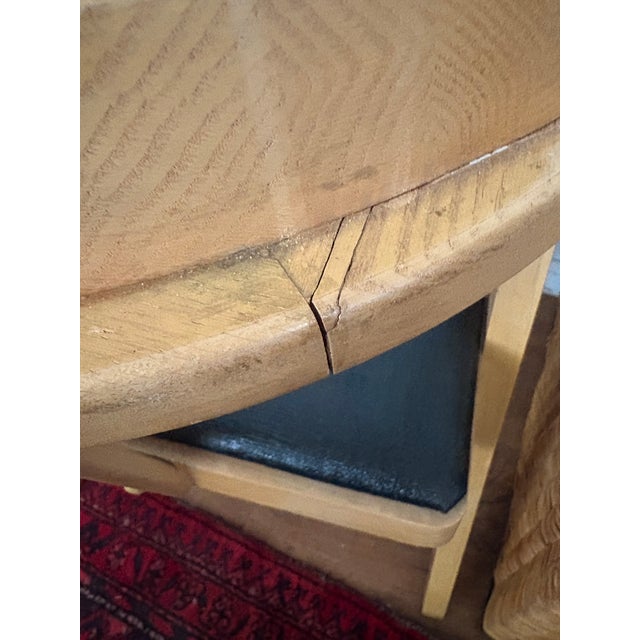 Allan Gould Vintage Limed Oak Compass Chair For Sale - Image 4 of 10