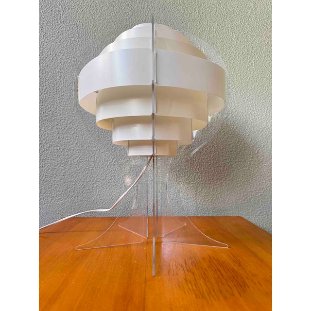 2000 - 2009 Lakane Strips Table Lamp in Frosted Acrylic by Brylle Jacobsen for Ikea, Finland, 2000s For Sale - Image 5 of 18