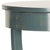 Modern Round Pedestal End Table & Drawer in Steel Teal For Sale - Image 3 of 5