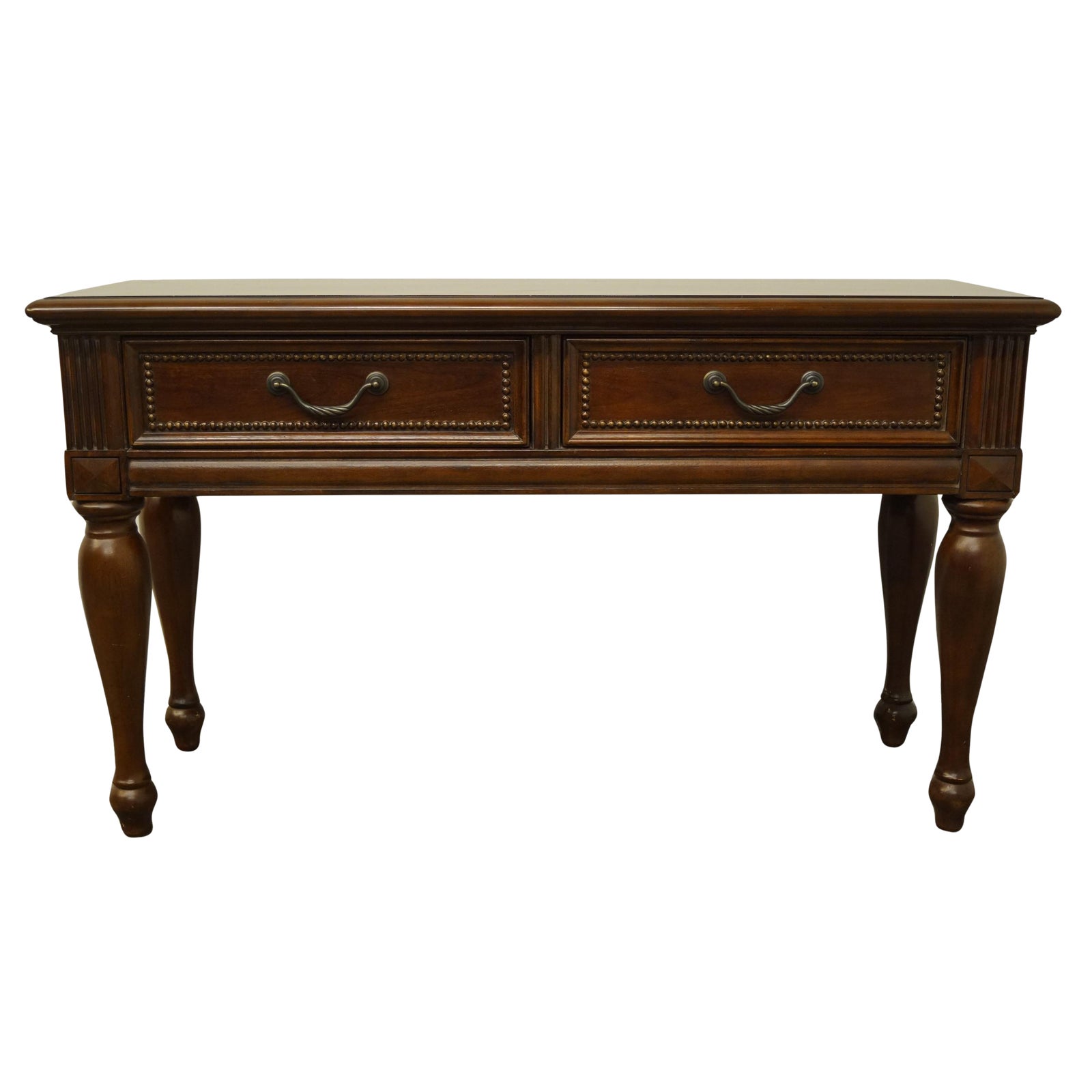 Bernhardt Furniture Italian Provincial 52" Two Drawer Console Table