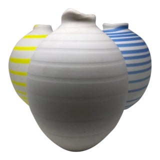Large 1980s Orrefors 'Soft' Blown Glass Vases by Per Bertil Sundberg, Sweden For Sale