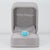 Modern 2.3Ct Sleeping Beauty Turquoise Ring With Natural Diamonds Accents: 14k Gold, Size 6.75 For Sale - Image 3 of 9