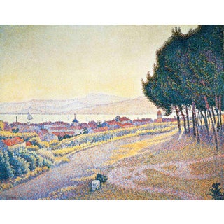 Paul Signac the Town at Sunset Saint Tropez Limited Edition Giclee For Sale