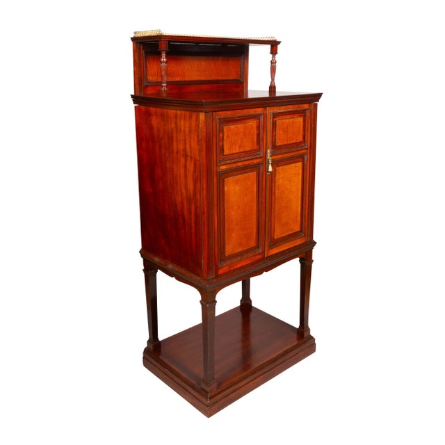 Late 19th Century Collinson & Lock Mahogany Cabinet For Sale - Image 5 of 12