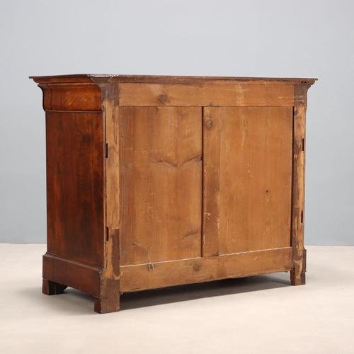 Antique Charles X Chest of 4 Drawers in Walnut and Oak, 19th Century For Sale - Image 12 of 13