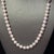 Traditional Akoya Pearl Diamond Necklace 22" 18k Gold 8.5 mm Certified For Sale - Image 3 of 12
