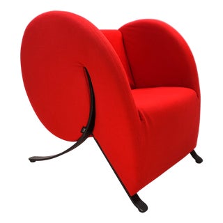 Virgola Lounge Chair by Jaacov Kaufman for Arflex, 1991 For Sale