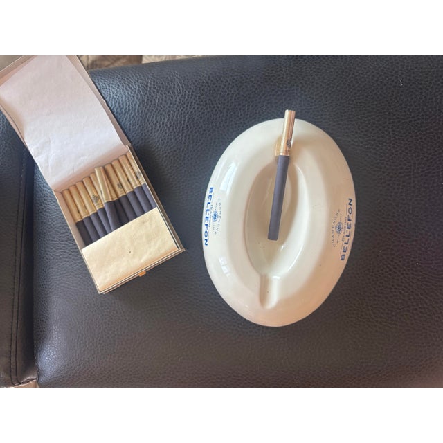Rare Besserat De Bellefon Cuvee Des Moines Champagne Ashtray: 6-3/4" X 5" For Sale - Image 4 of 5