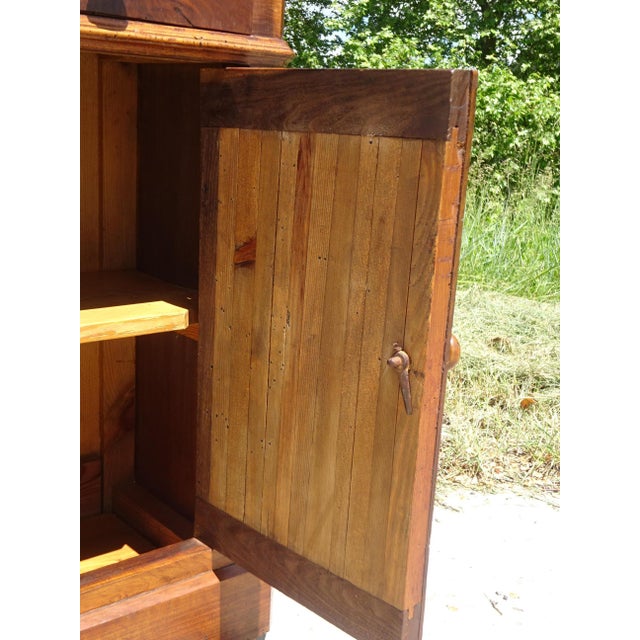 Louis Philippe Bedside Table in Walnut and Burr Walnut For Sale - Image 13 of 18