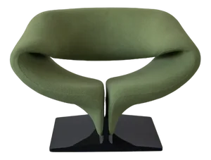 Green Ribbon Armchair by Pierre Paulin for Artifort, 1966