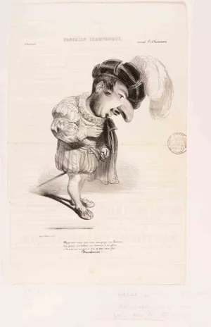 Henri-Alfred Darjou, Panthéon Charivarique, Lithograph, Mid-19th Century