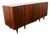 1960s Mid Century Modern Credenza Cabinet Dining Table Dillingham Walnut Extension, Attributed For Sale