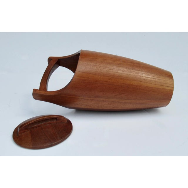 C.1970's Jens Quistgaard,(Design) for Dansk Design,(Denmark) Teak Lidded Ice Bucket For Sale - Image 10 of 12