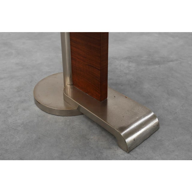 Art Deco Modernist Two-Tiered Side Table, France, 1920s For Sale - Image 10 of 15