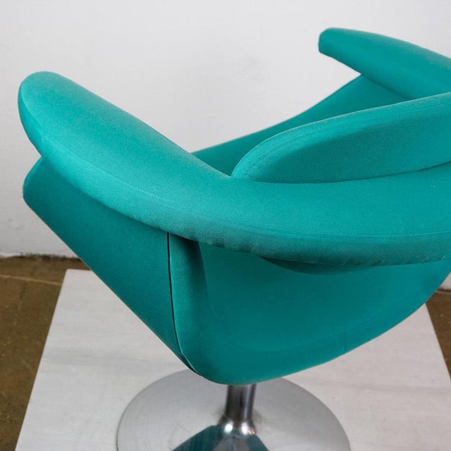 Green Captain's Chair attributed to Eero Aarnio for Asko, Finland, 1960s For Sale - Image 10 of 12
