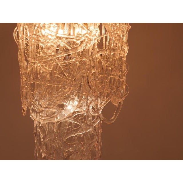 1970s Large Murano Glass Chandelier by Carlo Nasson for Mazzega, 1970s For Sale - Image 5 of 7