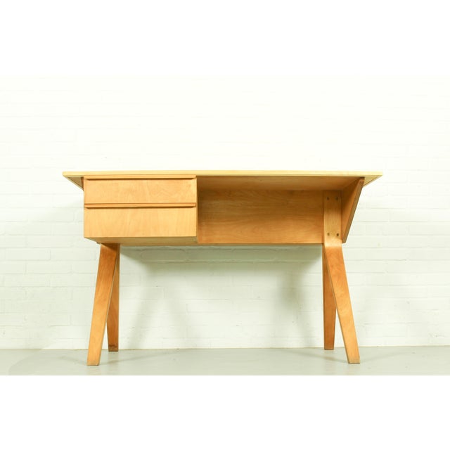 Mid-Century Modern Model EB02 Birch Series Desk by Cees Braakman for Ums Pastoe, 1952 For Sale - Image 13 of 13
