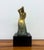 Vintage Brass Sculpture O Women on Plinth For Sale - Image 4 of 7