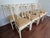 Set of 8 Hickory Chair Chippendale Dining Chairs From Mount Vernon Collection Custom Painted in Cream White For Sale - Image 10 of 12