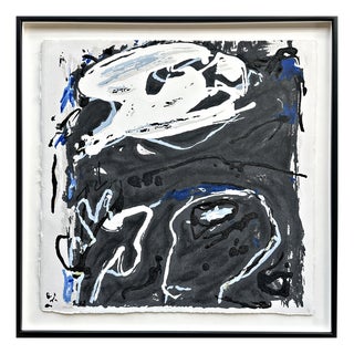 Emil Schumacher, Original Terragraph from the Book of Genesis, 1998, No. 4 For Sale