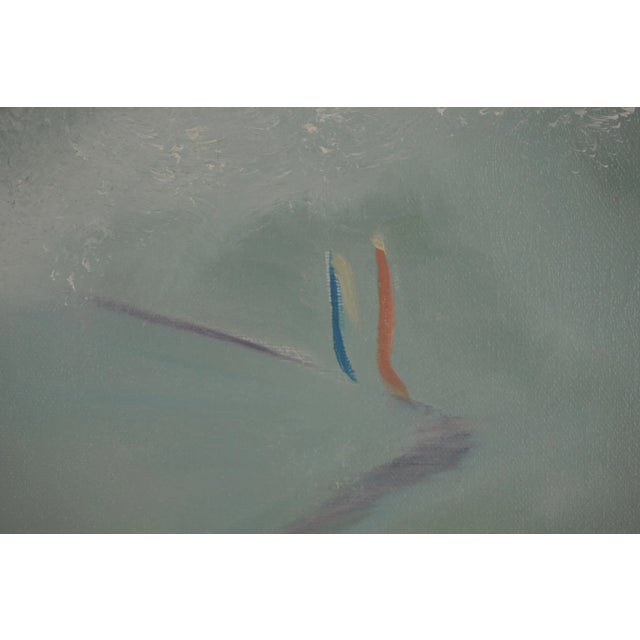 1940s Mid 20th Century "Stairway to Destiny" Oil Painting by Marguerite Louis Blasingame For Sale - Image 5 of 8