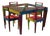 Dry Series Dining Table and Chairs by Massimo Morozzi for Giorgetti Matrix, 1980s, Set of 5 For Sale