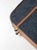 1980s Frequent Traveler Blue Tweed Rolling Suitcase For Sale - Image 11 of 12